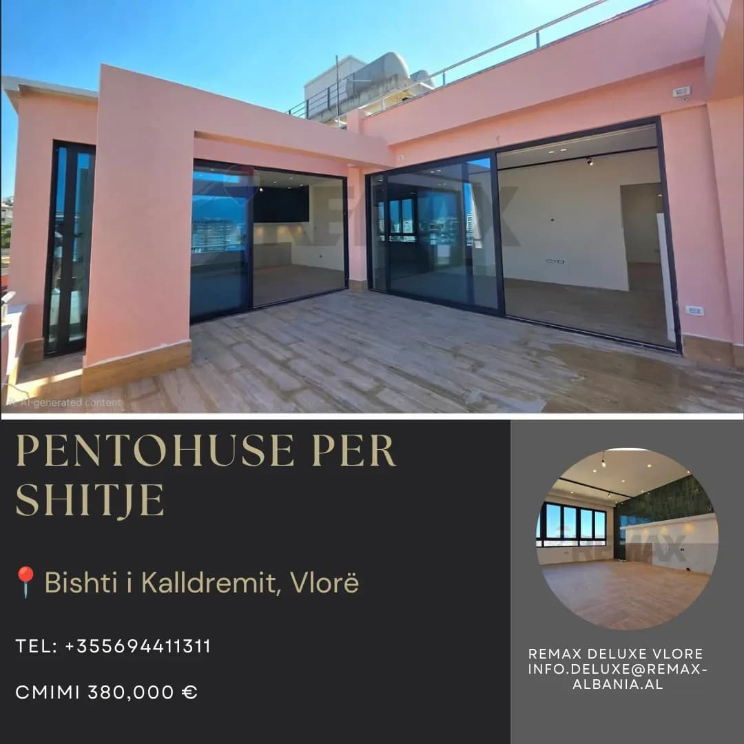 Apartament luksoz 1+1 në shitje në Rruga Orikum, Vlorë – 57m², 2,500€ 3