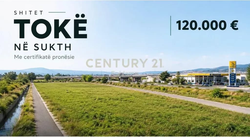 Tokë në shitje në Rruga Shkozet, Durrës – 520m², 80,000€