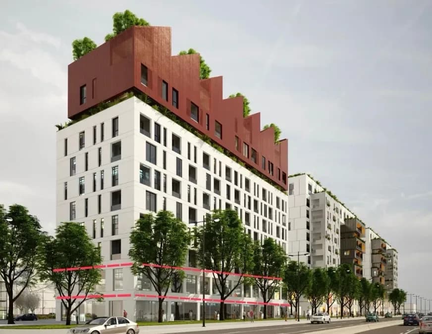 Ambjent Tregtar në shitje Rr. e Kavajës - 21 Dhjetori (Tiranë - qyteti)