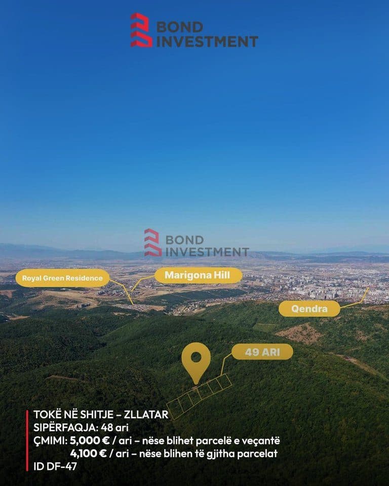 Tokë për Shitje në Zllatar, “Livadhi i Madh” – Prishtinë 3