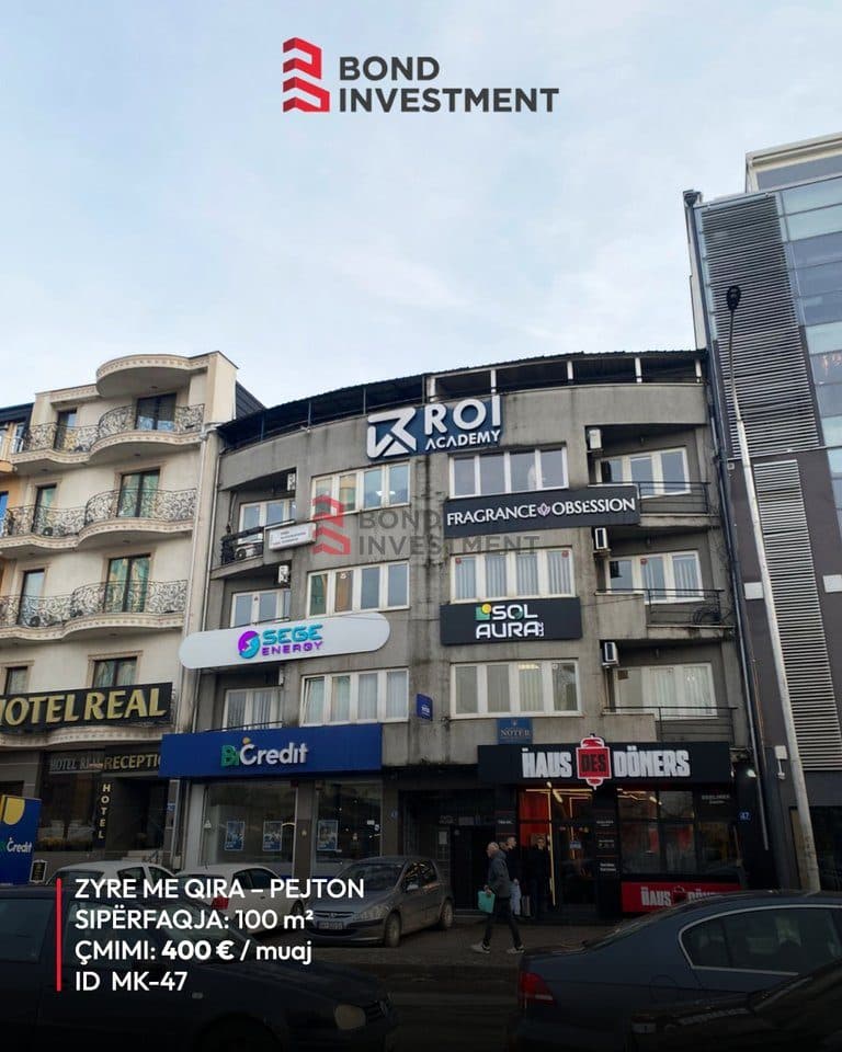 Apartament 2+1 Me Qira në Pejton, Prishtinë - 450€ | 100 m²
