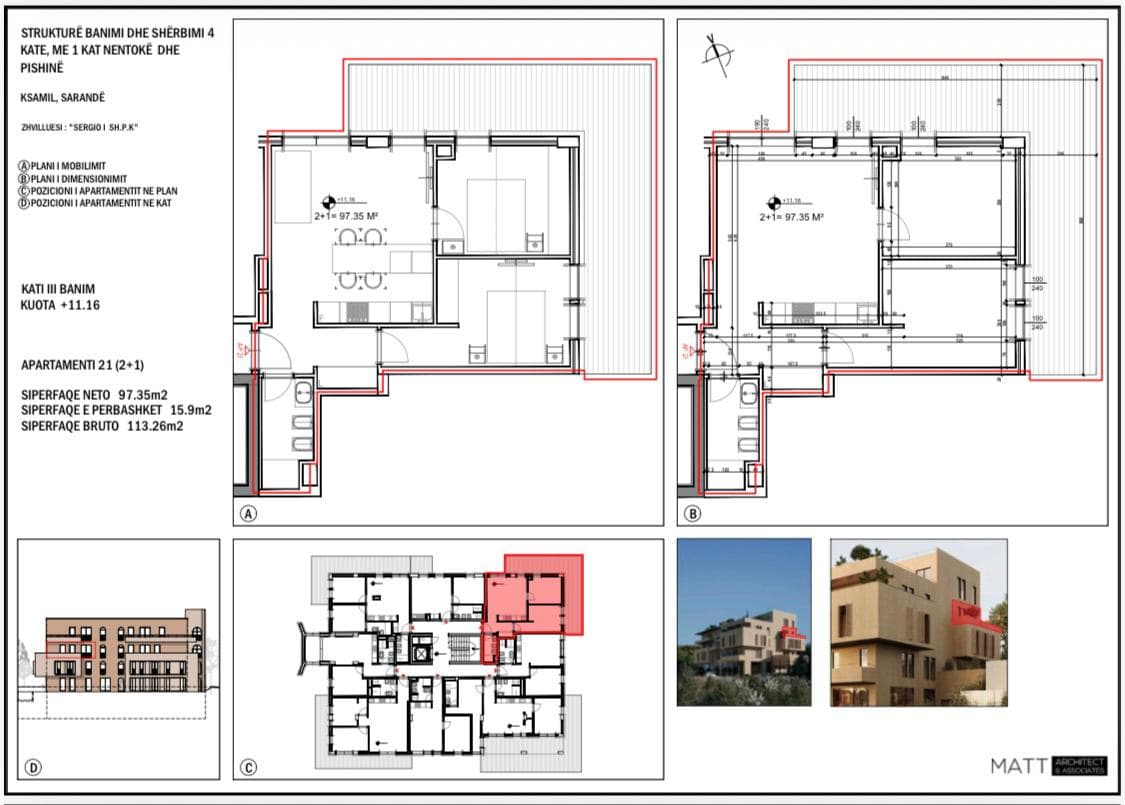 Apartament 2-Dhomësh në shitje