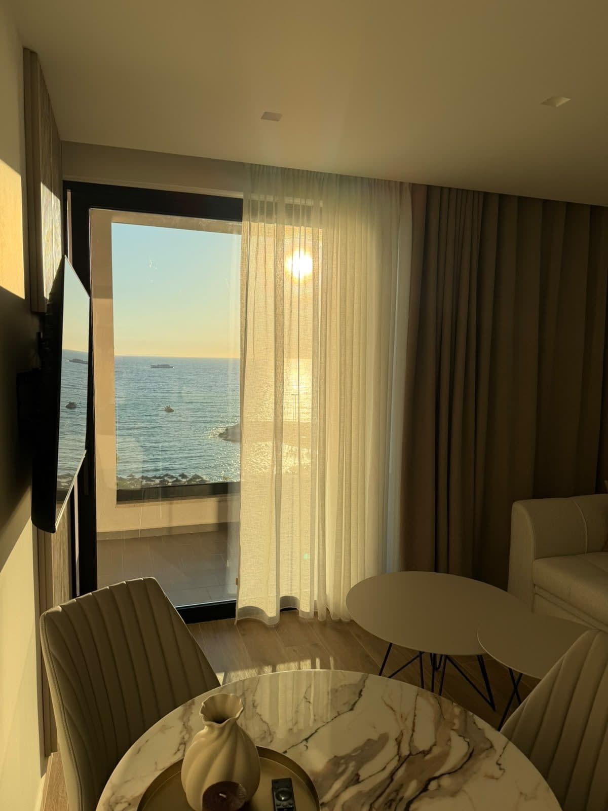 Apartament 1-Dhomë me pamje nga deti në shitje