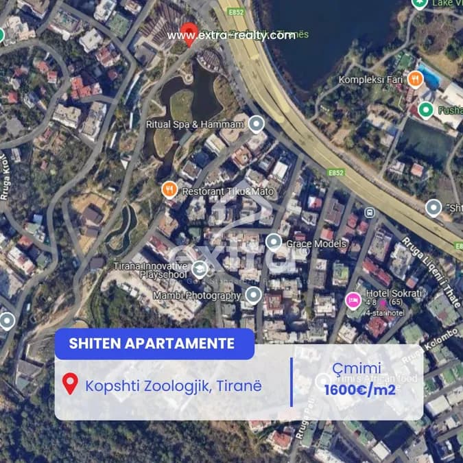 Okazion Shiten 200m2 Kopshti Zoologjik, Tirane