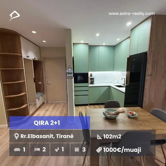 Qira 2+1 Rruga Elbasanit, prane Ekonomikut, Tirane