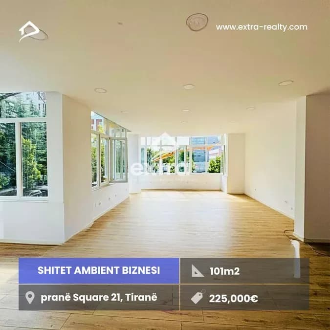 Shitet ambient biznesi Prane Square 21, Tirane