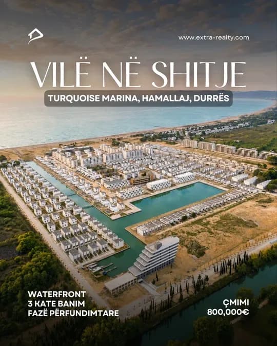 Shitet Vila Waterfront, Turquoise Marina, Hamallaj, Durrës