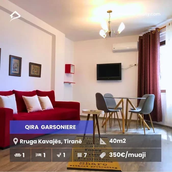 Qira Garsoniere Ruga Kavajes, perballe Delijorgjit, Tirane