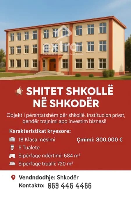Shitet shkolle ne shkoder 800.000 €
