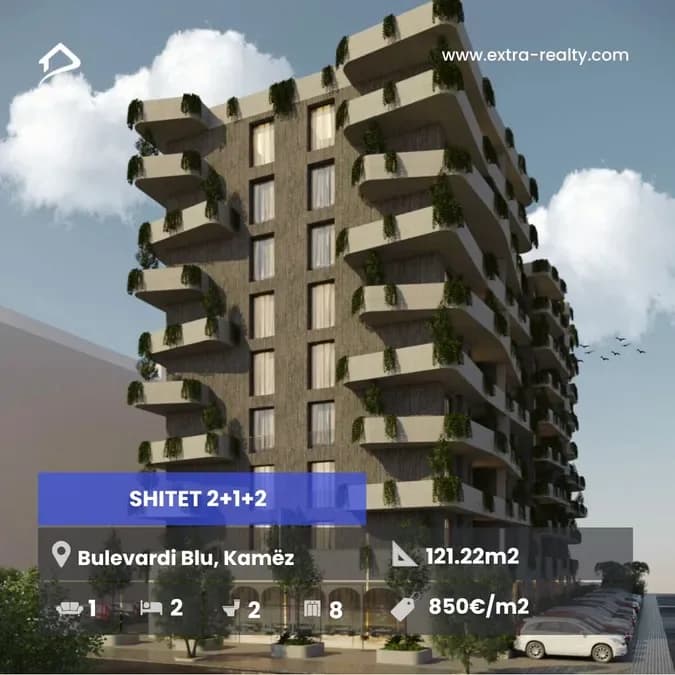 🔥Shitet 2+1+2🔥 📍 Bulevardi Blu, Kamëz 1