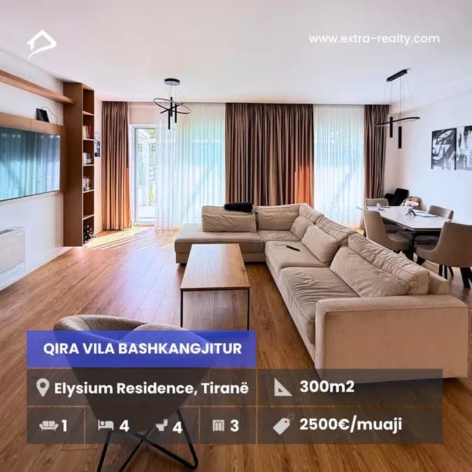 Qira Vila Bashkangjitur Elysium Residence, Tirane