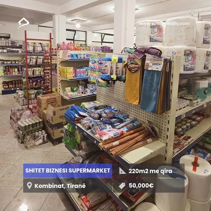Shitet biznesi supermarket, Kombinat, Tiranë
