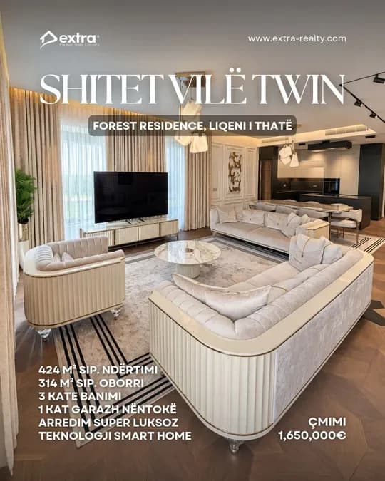 Shitet Vilë Twin, Forest Residence, Liqeni i Thatë