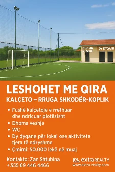 Jepet me qira kalçeto prane gomisteri sela