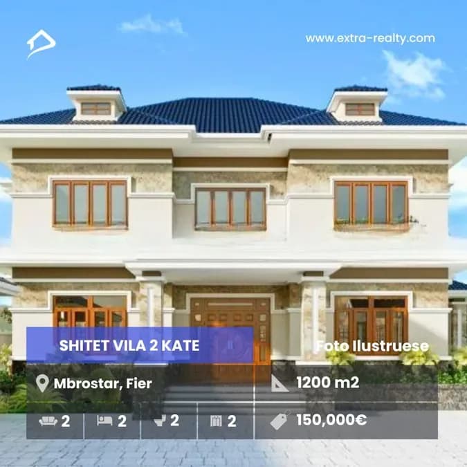 Vilë në shitje Fier - qyteti