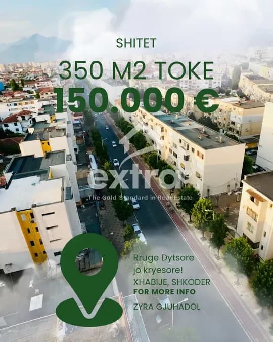 Shitet toke truall ne xhabije per ndertim vile