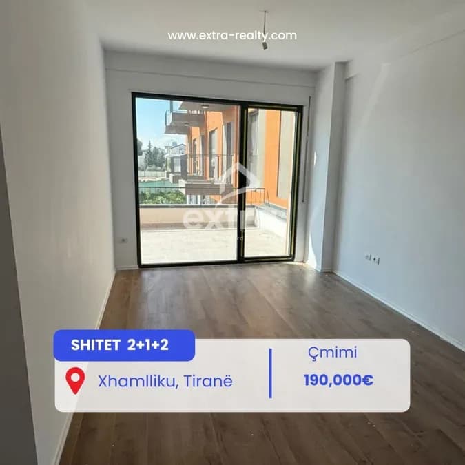 Shitet apartament 2+1+2 Xhamllik, Tirane