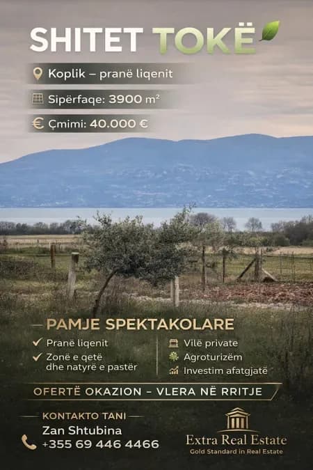 Shitet toke ne koplik me pamje liqeni