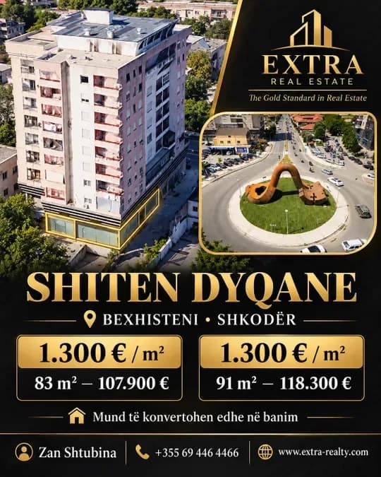 Shiten dy dyqane ne bexhisten shkoder