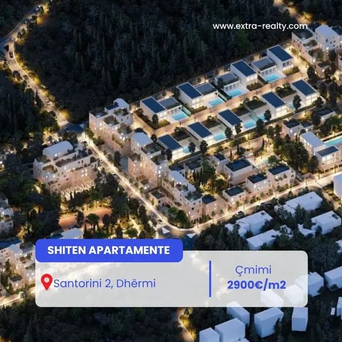 Shiten apartamente Santorini 2, Drimadhe
