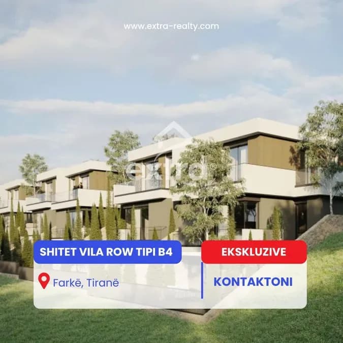 EXCLUSIVE Shitet Vila Row Tipi B4 Farke, Tirane