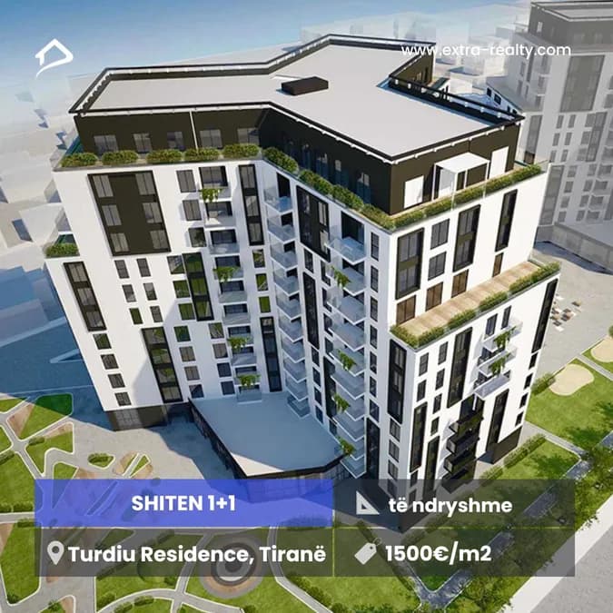 Shiten 1+1 Residence Garden Turdiu, Ish Fusha e Aviacionit, Tirane 1