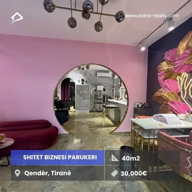 EKSKLUZIVE Shitet Biznesi Parukeri prane Toptanit, Qender, Tirane