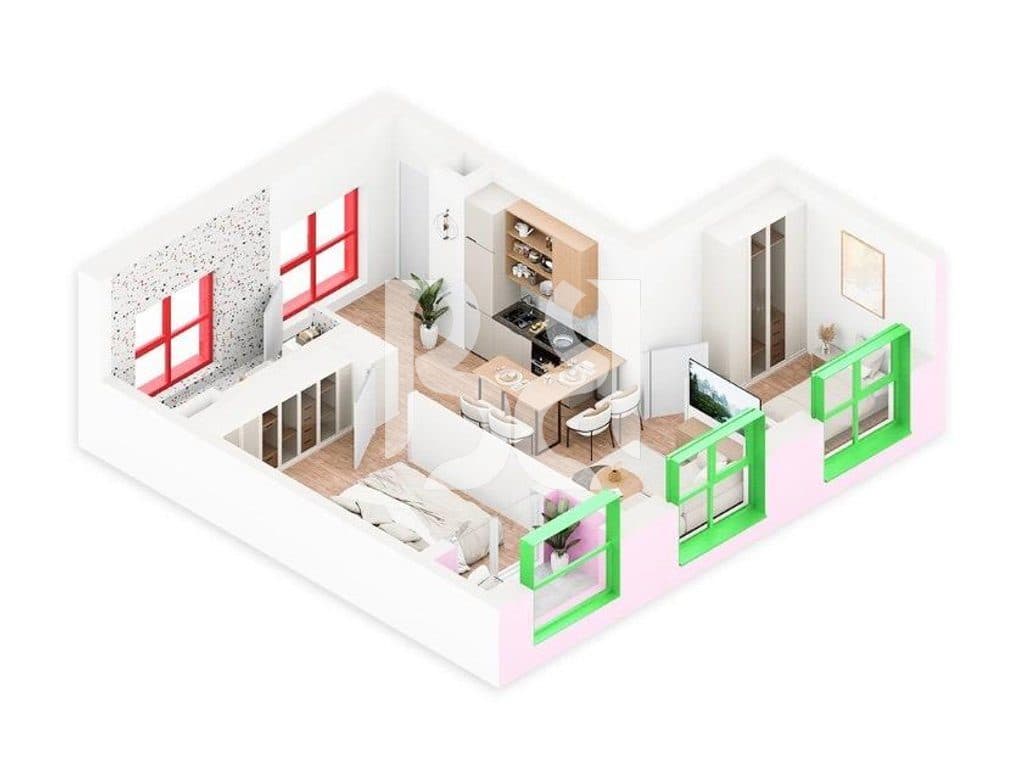SHITET ME KREDI DERI NE 80% APARTAMENT 2+1 NE REZIDENCA NOKIA 208,000€* 3