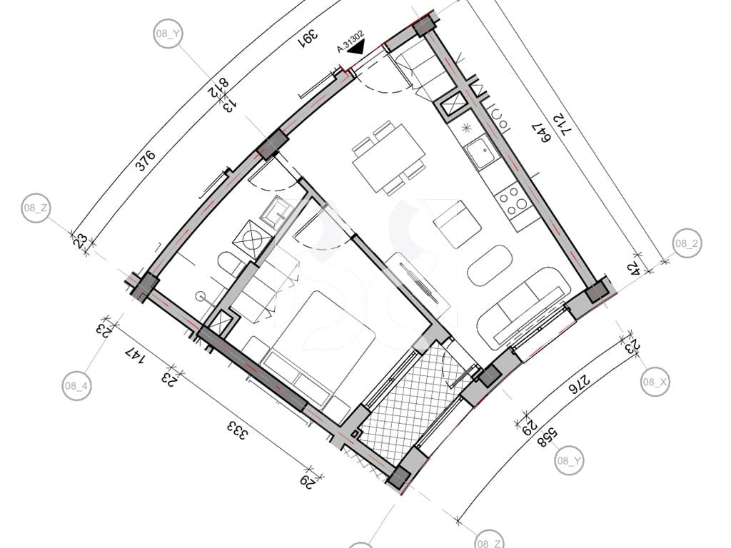 SHITET APARTAMENT 1+1 NE REZIDENCA BALLADA LIQENI I FARKES 3