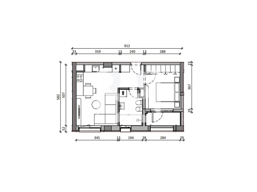 SHITET APARTAMENT 1+1 REZIDENCA KADIU (ME KREDI) 3
