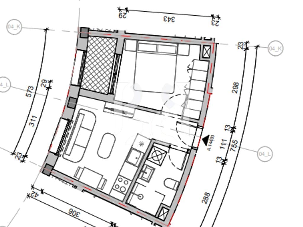 SHITET APARTAMENT 1+1 NE REZIDENCA BALLADA LIQENI I FARKES 2