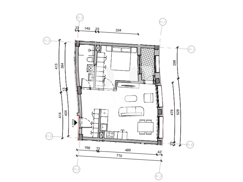 SHITET ME KREDI DERI NE 80% APARTAMENT 1+1 NE REZIDENCA BALLADA LIQENI I FARKES 4