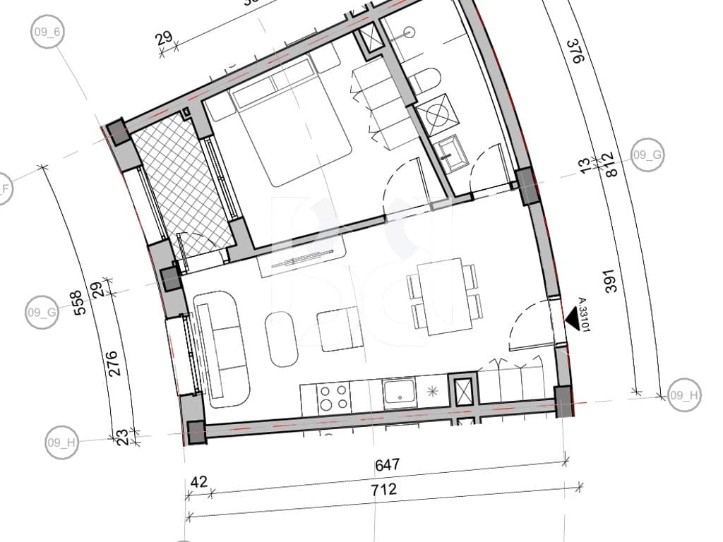 SHITET APARTAMENT 1+1 NE REZIDENCA BALLADA LIQENI I FARKES 3