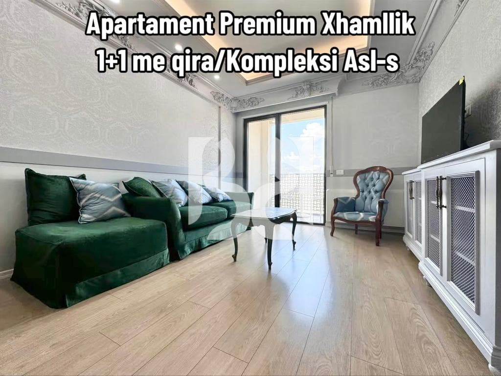 APARTAMENT ME QIRA 1+1 TEK KOMPLEKSI I ASL, XHAMLLIK