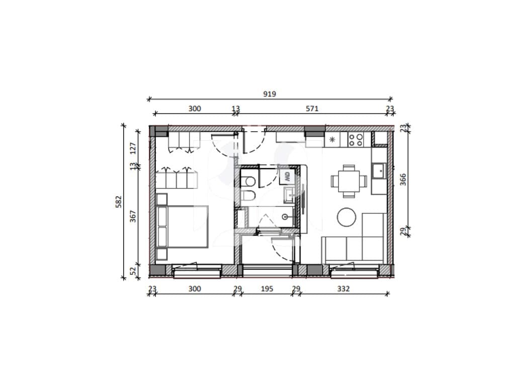 SHITET APARTAMENT 1+1 REZIDENCA KADIU (ME KREDI) 3