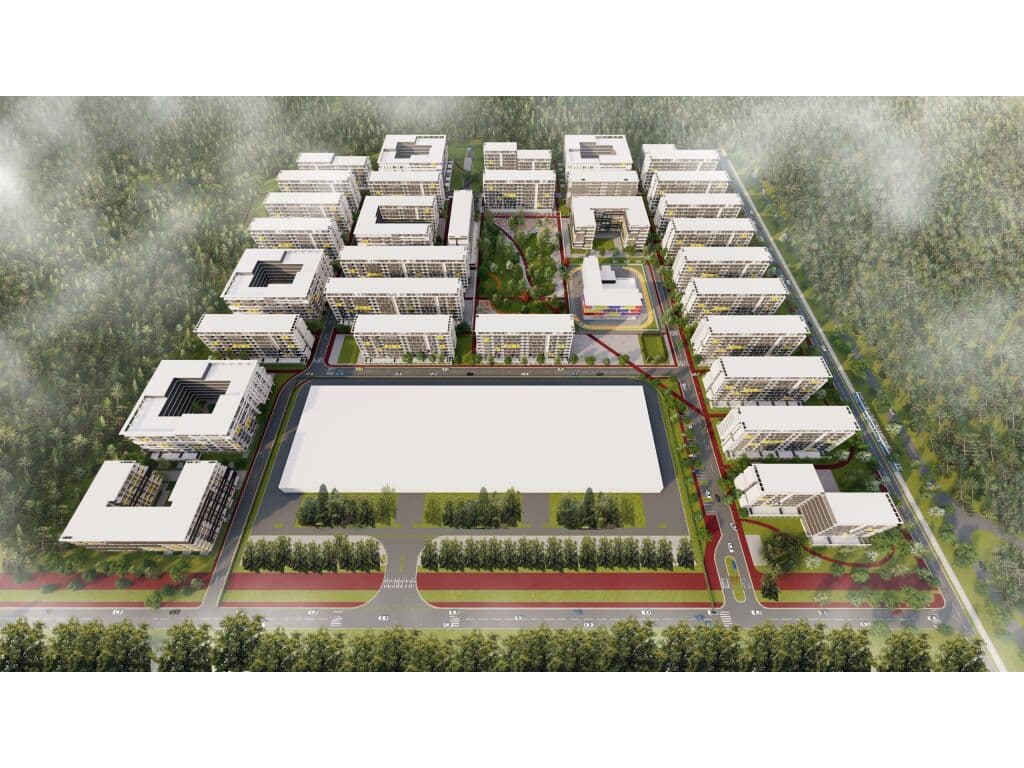 SHITET APARTAMENT 1+1 UNIVERS CITY,PRANE QENDRES TREGTARE QTU! 3