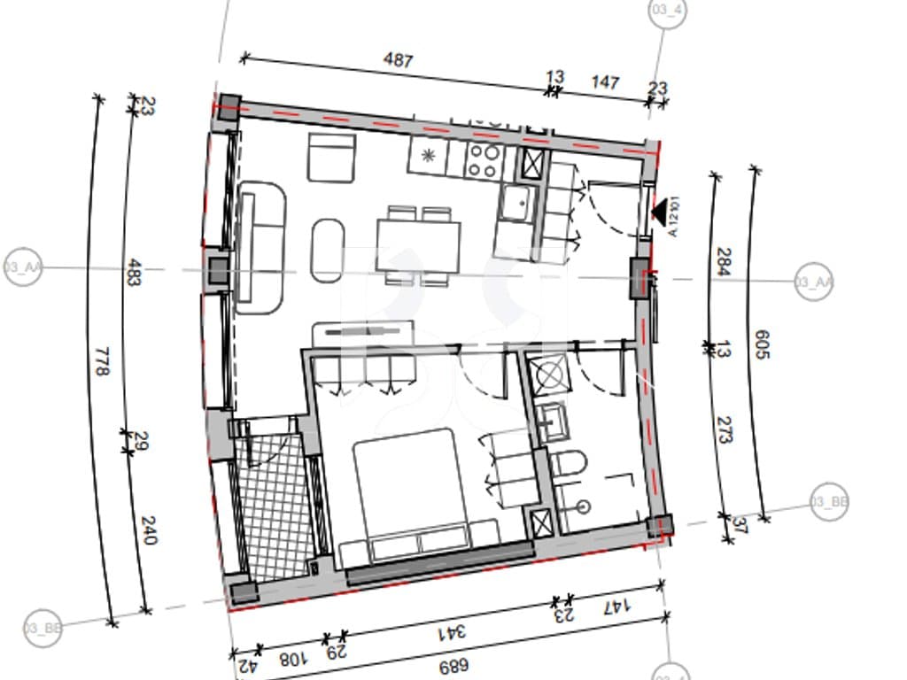 SHITET APARTAMENT 1+1 NE REZIDENCA BALLADA LIQENI I FARKES ME KREDI DERI NE 80%