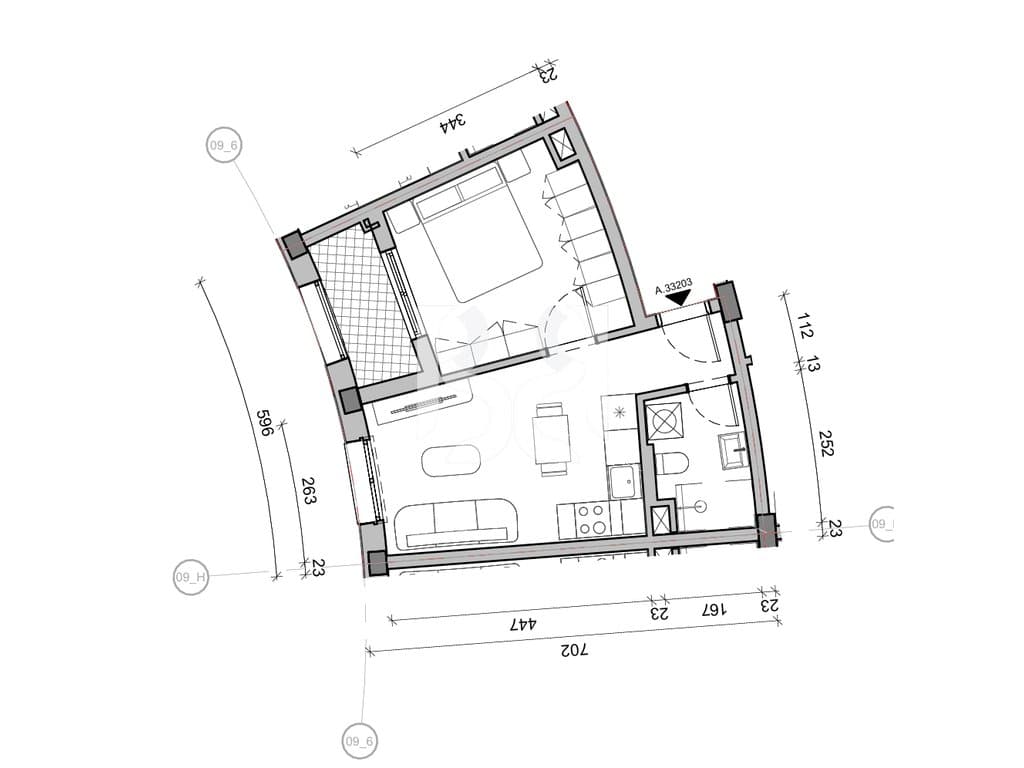 SHITET APARTAMENT 1+1 NE REZIDENCA BALLADA LIQENI I FARKES 3