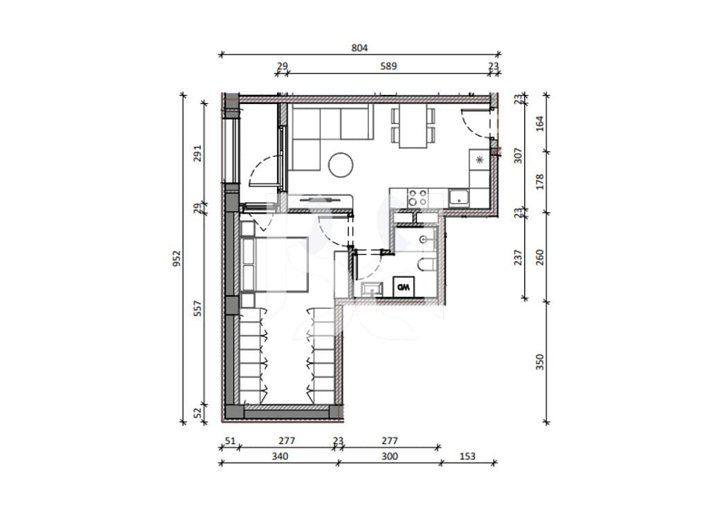 SHITET APARTAMENT 1+1 ME KREDI REZIDENCA KADIU 4