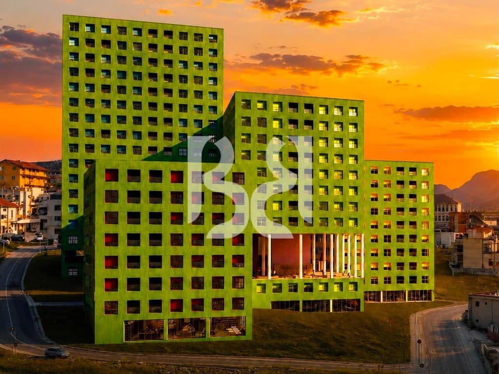 Apartament 1+1 në Shitje në Naya Residence | 56.3 m² | Kati 9 | Orientim Perëndim | Në Projekt *