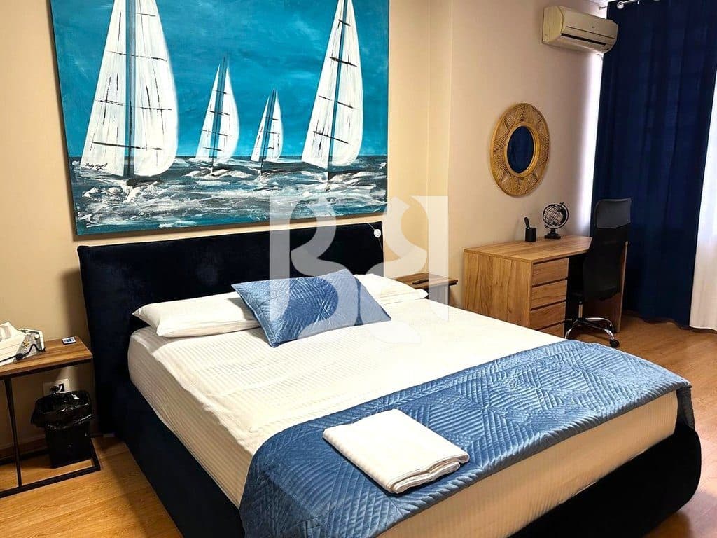 Apartament 2+1 me Qira në Qendër, te 9-Katëshet – 75 m² | Kati 4 | 80,000 Lekë/Muaj 3