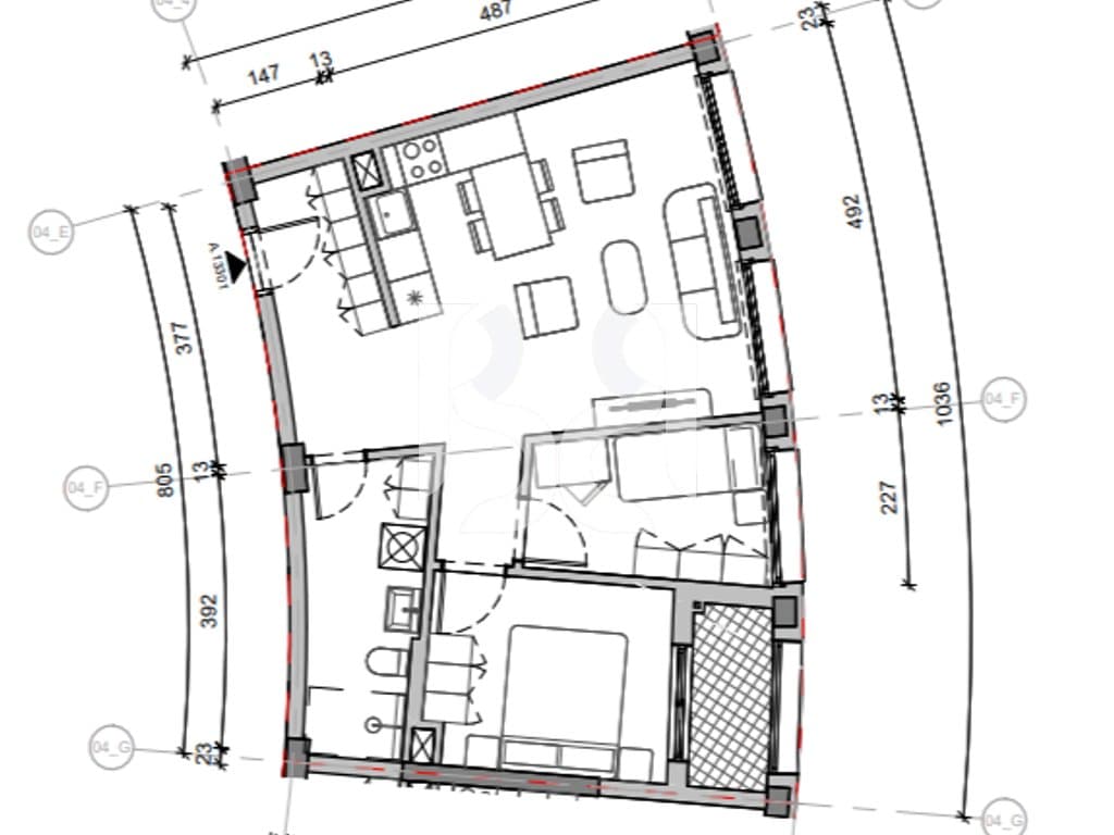 SHITET APARTAMENT 1+1 TEK REZIDENCA BALLADA LIQENI I FARKES ME KREDI DERI NE 80% 3