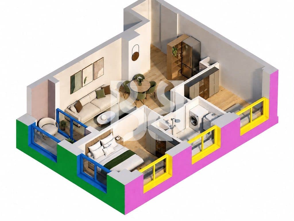 Apartament 2+1 për Shitje në Naya Residence, Shkozë | 74 m² 4