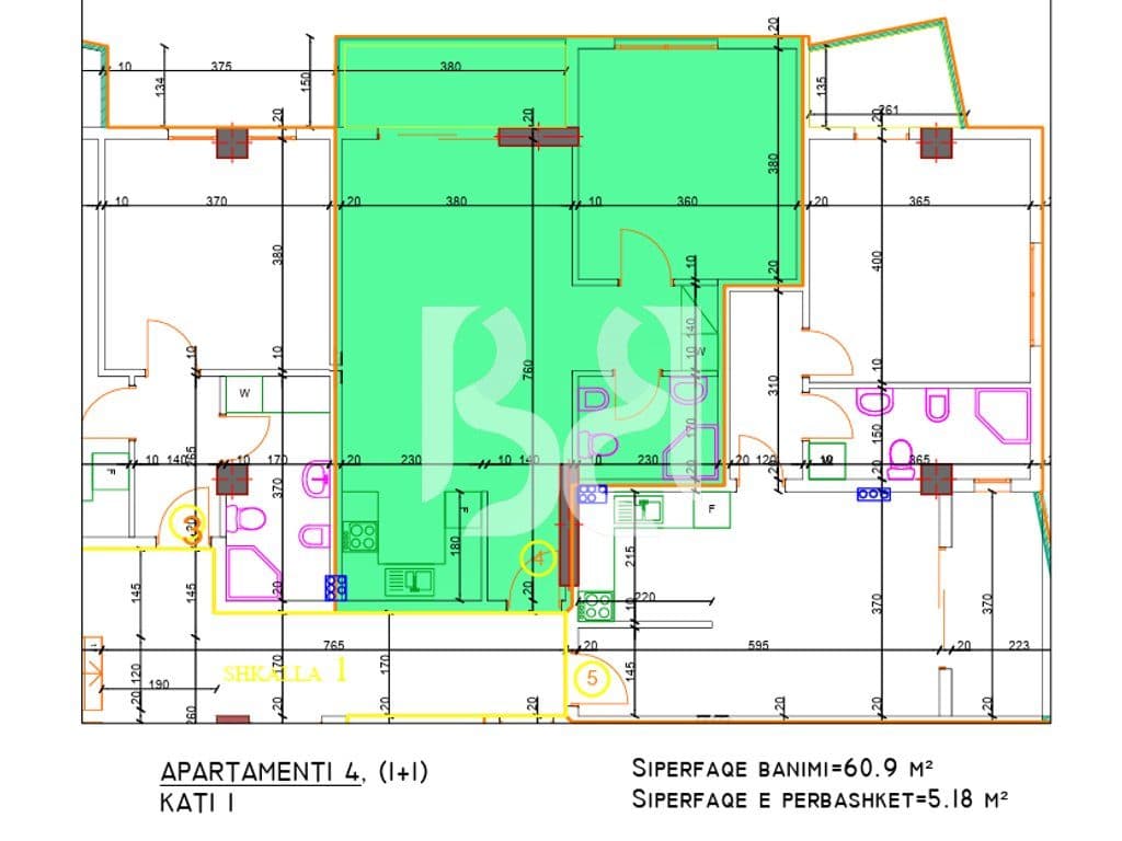 SHITET ME KREDI APARTAMENT 1+1 NE POGRADEC* 4