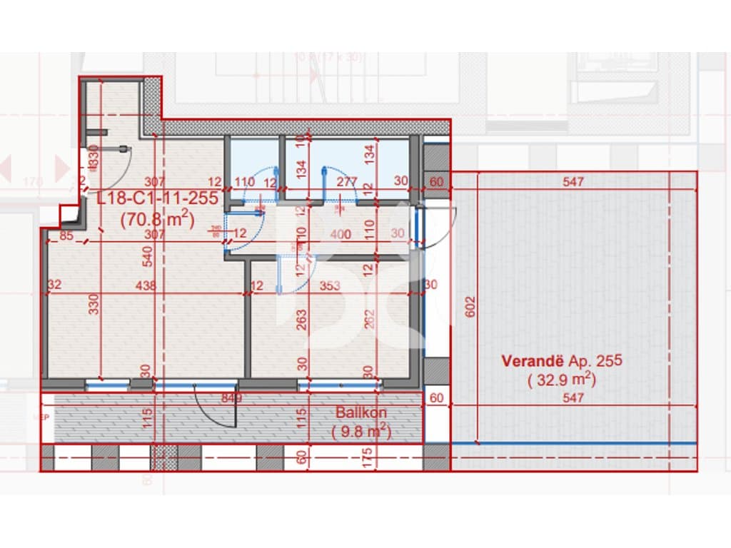 SHITET APARTAMENT 1+1+VERANDE TEK MANHATTAN RESIDENCE DON BOSKO 4