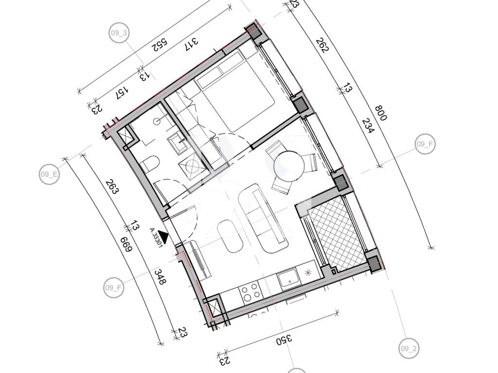 SHITET APARTAMENT 1+1 NE REZIDENCA BALLADA LIQENI I FARKES 3
