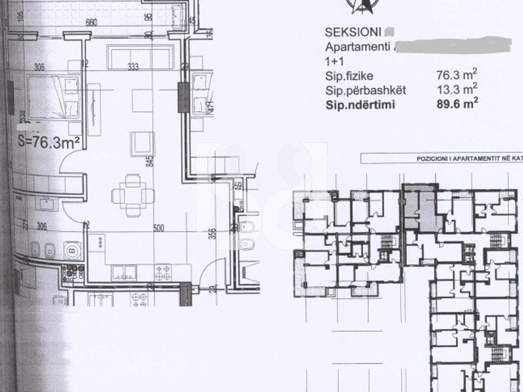 APARTAMENT 1+1 NE SHITJE, RESIDENCA POSEIDON, VLORE* 3