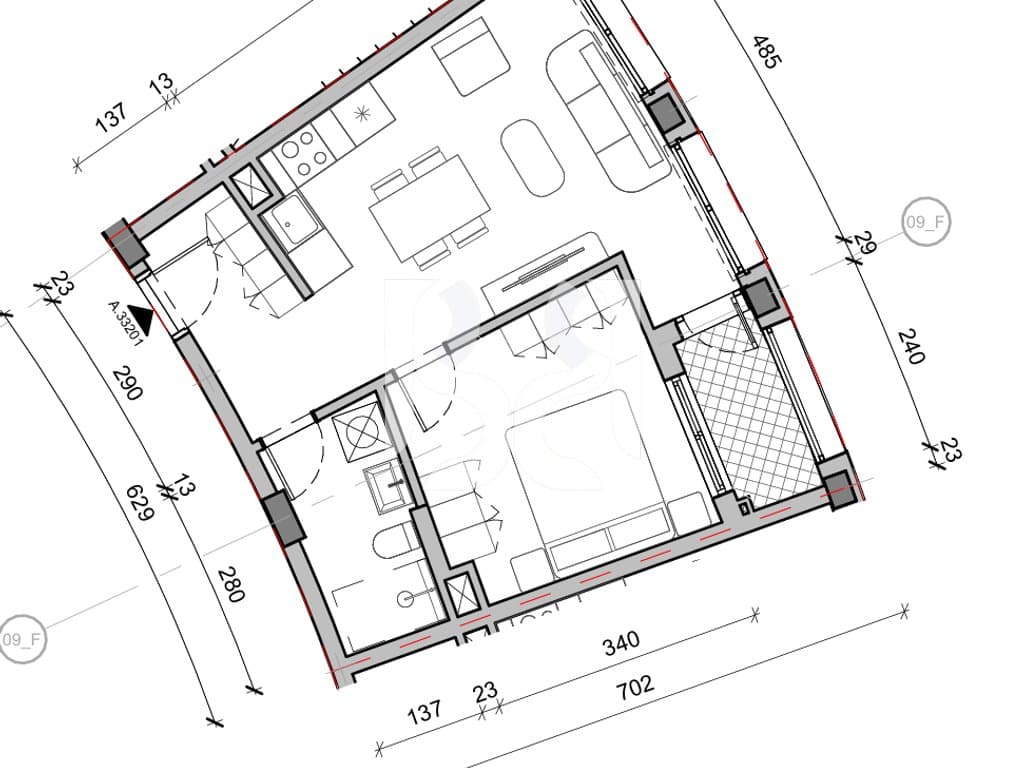 SHITET APARTAMENT 1+1 NE REZIDENCA BALLADA LIQENI I FARKES 3