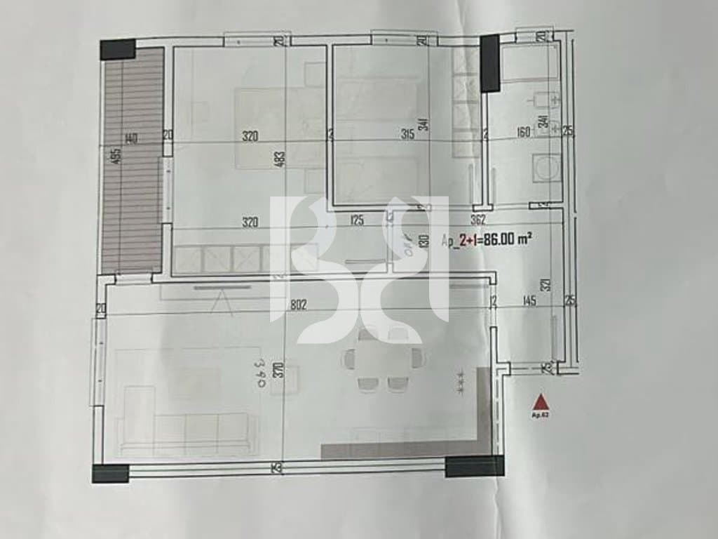SHITET APARTAMENT 2+1 NE PASKUQAN 3