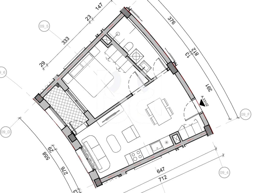 SHITET APARTAMENT 1+1 NE REZIDENCA BALLADA LIQENI I FARKES 3